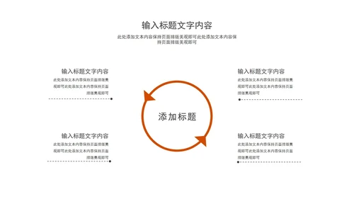 红色简约风年终述职报告PPT模板