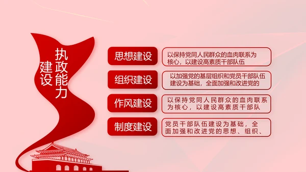红色党支部党课会议学习教育动态PPT模板