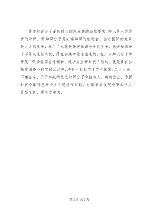 关于开展“弘扬爱国奋斗精神、建功立业新时代”活动的学习情况_1.docx