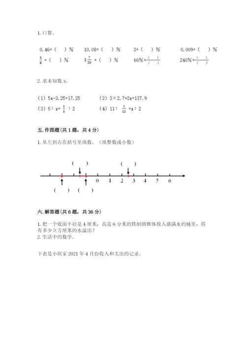 小升初数学期末测试卷【预热题】.docx