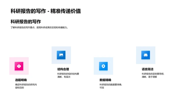 科研方法讲座PPT模板