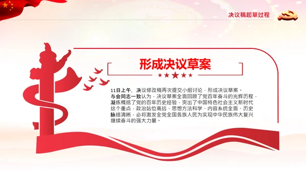 党课学习第三个历史决议制定背景过程PPT模板