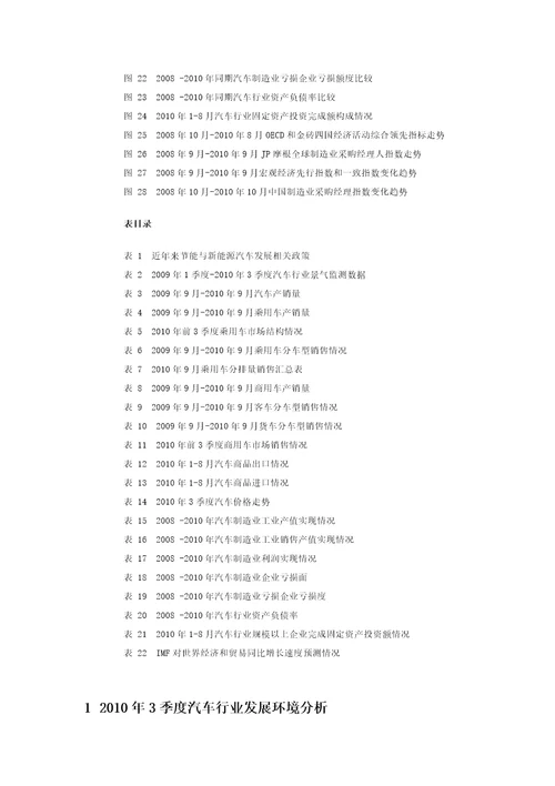 中国汽车行业季地度分析报告03季度