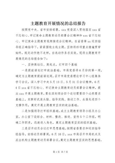 主题教育开展情况的总结报告.docx