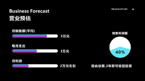 渐变风商业计划书宠物行业