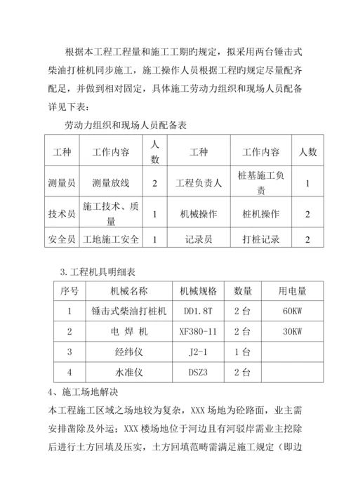 地产桩基关键工程综合施工组织设计基础说明.docx