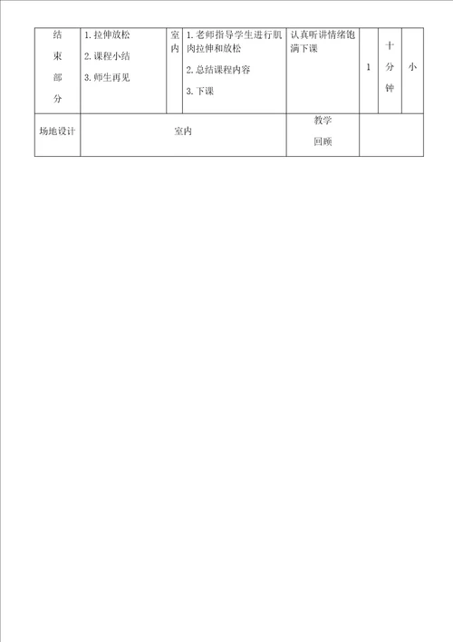 1.2年级丽丰达小学生体适能教案样稿