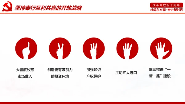 学习改革开放40周年大会重要讲话精神PPT