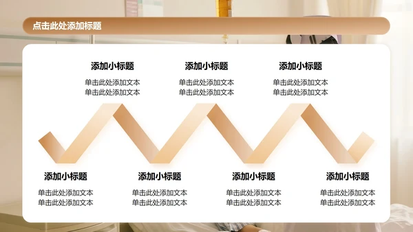 棕色简约风护理个案工作总结汇报PPT模板