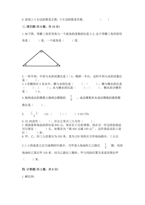 北师大版六年级下册数学期末测试卷【轻巧夺冠】.docx