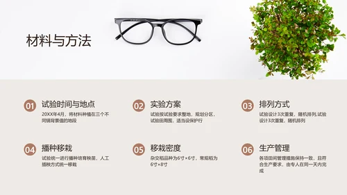 棕色简约风校园汇报植物品种研究和进展毕业答辩