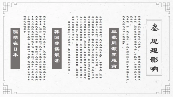 孔子国学教育儒家文化通用PPT模板