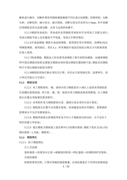 钢筋专项施工方案.docx