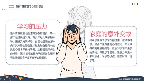 拥抱青春学生青春期心理健康教育ppt模板