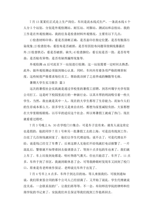 有关暑期大学生实习报告六篇.docx