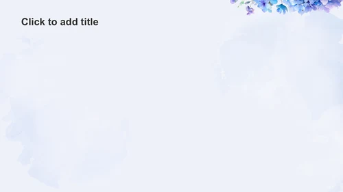 紫色小清新教育培训PPT主题