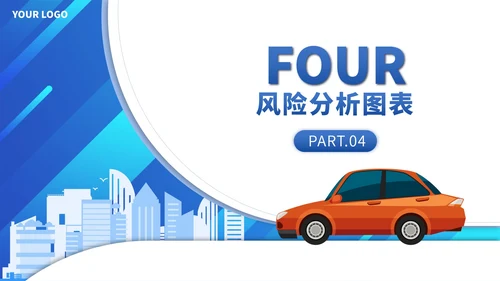 SWOT风险分析图表数据报表PPT模版