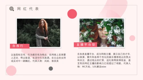 网红经济主播盈利模式通用PPT模板
