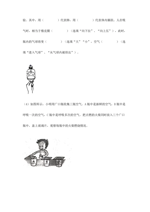 教科版科学四年级上册期末测试卷（各地真题）.docx