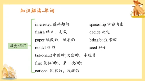 Module 6（复习课件）-六年级英语下册期末核心考点集训（外研版三起)（共58张PPT）