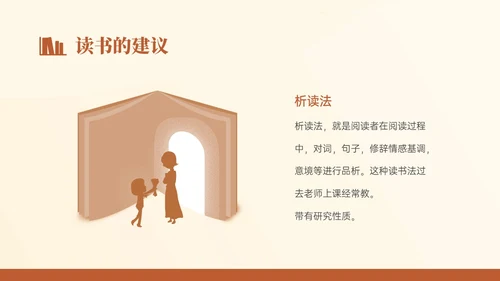 褐色简约文艺风世界读书日主题班会PPT模板