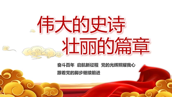 七一讲话党课党史学习教育动态PPT