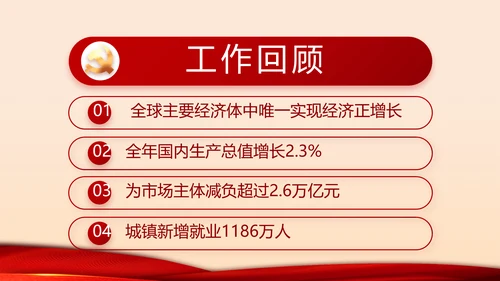 红色党建两会专题工作总结汇报计划PPT动态