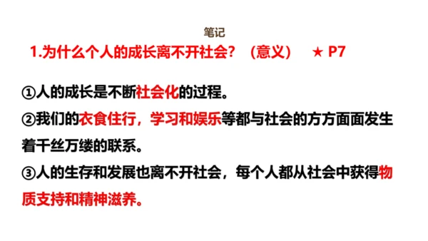 1.2在社会中成长(24张PPT) +内嵌视频