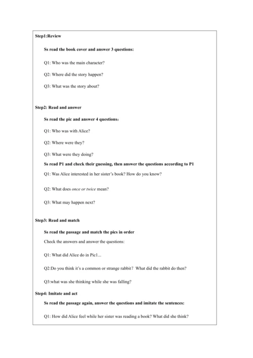 Unit 2 Reading and vocabulary-教学设计