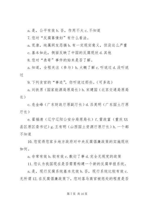 反腐倡廉调查问卷_1.docx