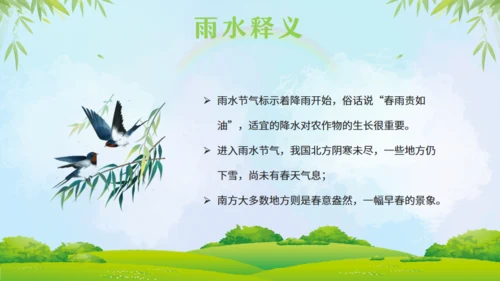 雨水节气通用PPT