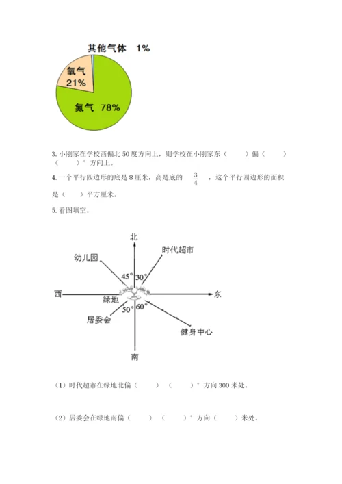 小学数学六年级上册期末测试卷含答案（典型题）.docx