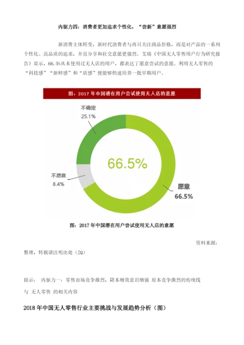 中国无人零售行业市场内在发展驱动因素分析.docx