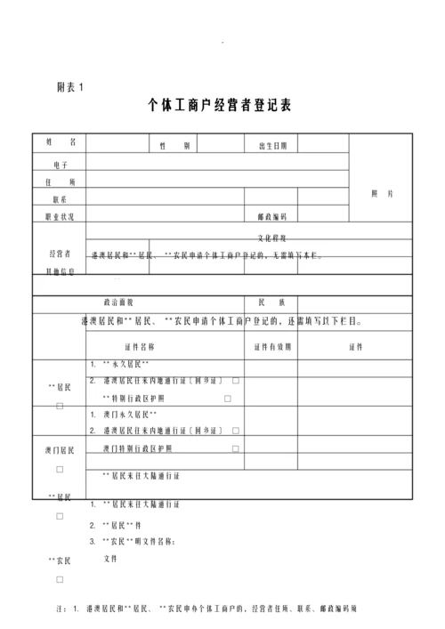 个体户备案申请书.docx