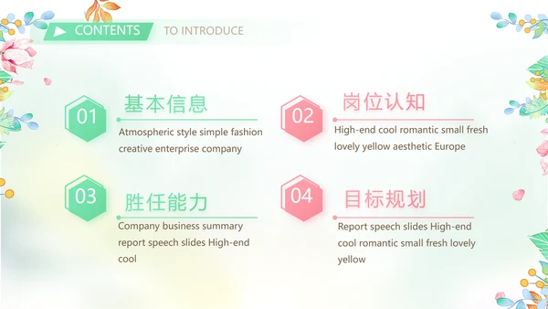 大学生个人简历面试自我介绍岗位竞聘演讲PPT