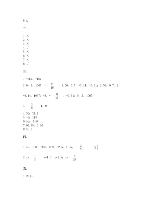 苏教版数学六年级下册试题期末模拟检测卷含完整答案【有一套】.docx