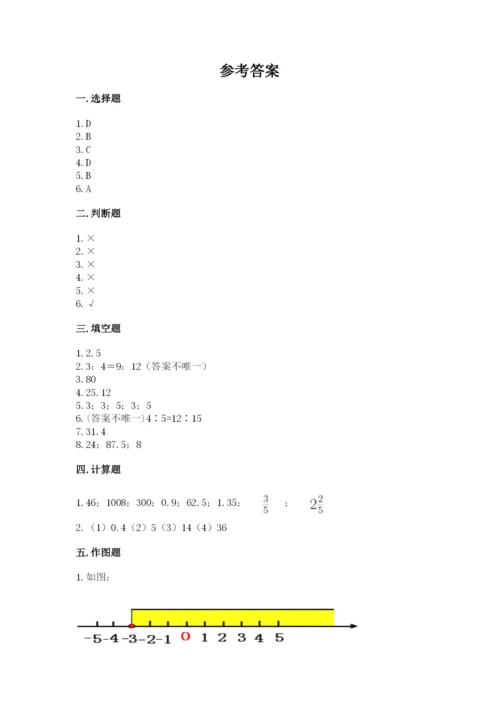 古塔区六年级下册数学期末测试卷（完整版）.docx