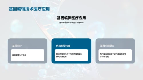 基因编辑：医疗新篇章