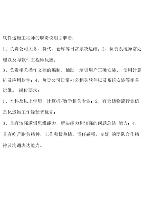 软件运维工程师的职责说明.docx