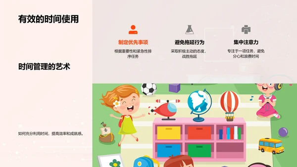 学习时间管理PPT模板