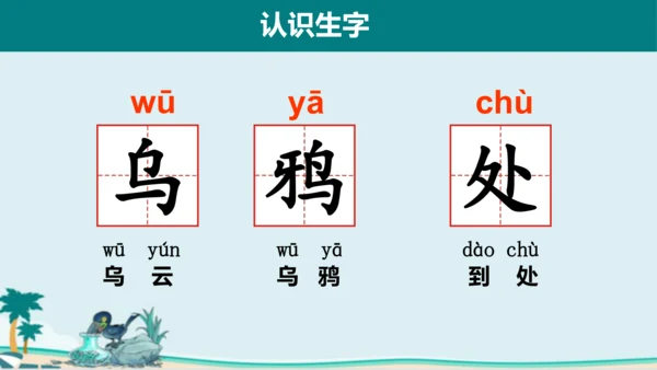 课文13《乌鸦喝水》课件