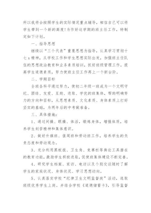 初二班主任工作计划.docx