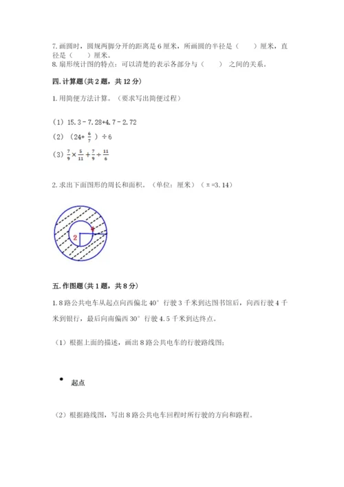 人教版六年级上册数学期末考试卷【易错题】.docx