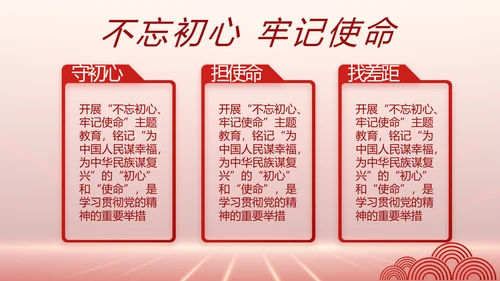 党支部党史党员学习教育工作总结动态PPT模板