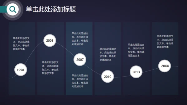 蓝色科技感高端工作总结通用PPT模板