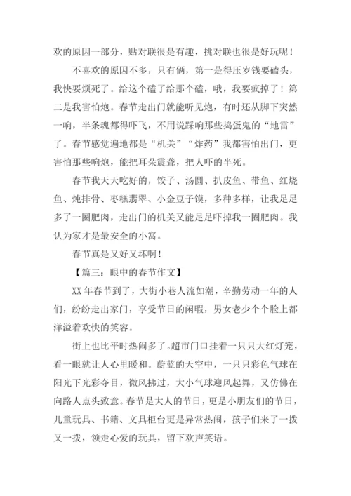 眼中的春节作文.docx