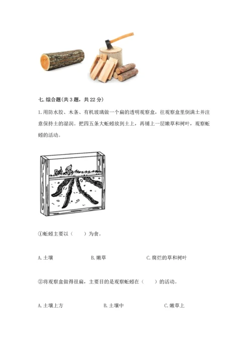 教科版科学二年级上册《期末测试卷》附参考答案（预热题）.docx