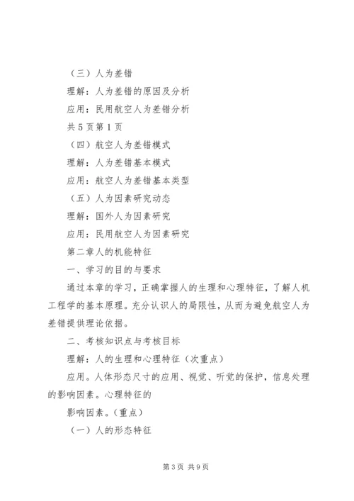 人为因素心得体会.docx