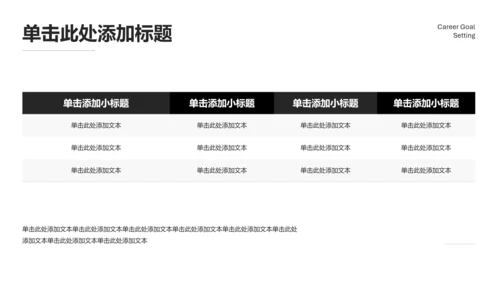 黑白自然简约风旅游行业职业规划书
