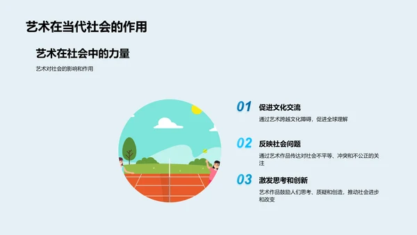 探究艺术基础PPT模板